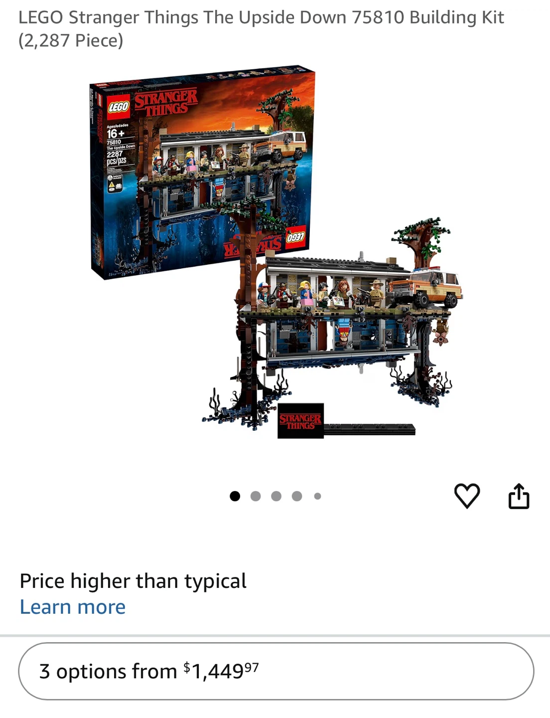 LEGO Stranger Things The Upside Down 75810 Building Kit - photo 2