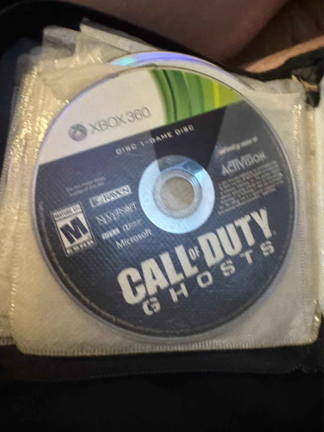 Call of Duty: Ghosts - Xbox 360 Game Disc
