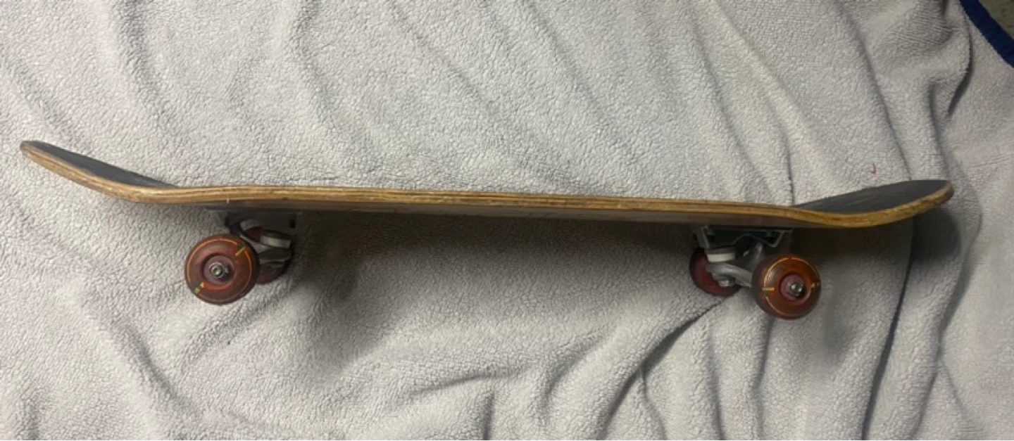 Used Complete Skateboard - Natural Wood - photo 2