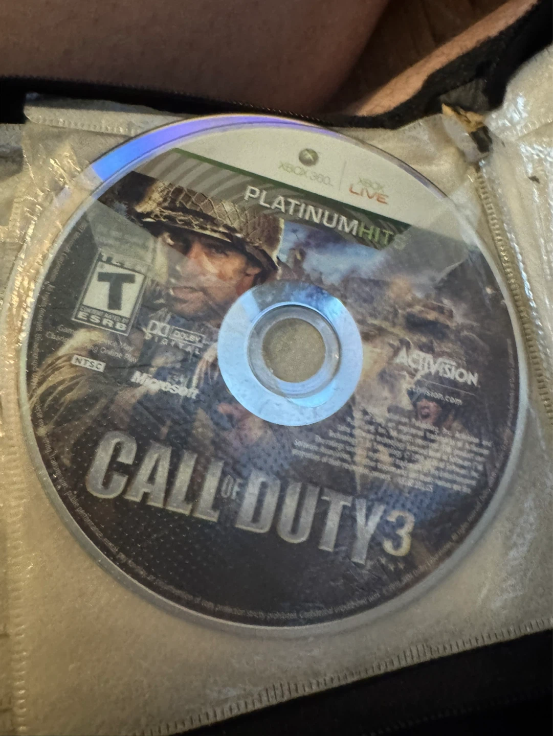 Call of Duty 3 Platinum Hits Xbox 360 Game