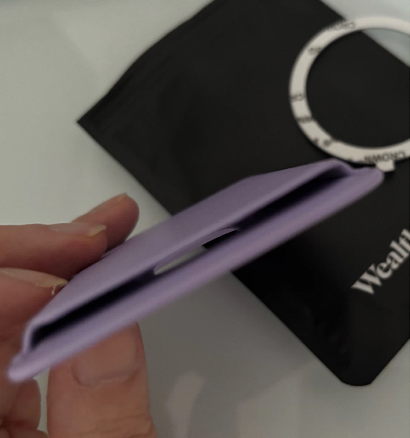 MagSafe Card Holder - Lavender - photo 3