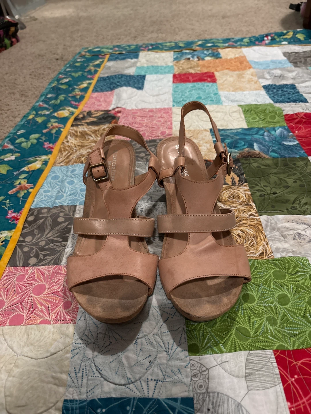 Naturalizer Strappy Wedge Sandals