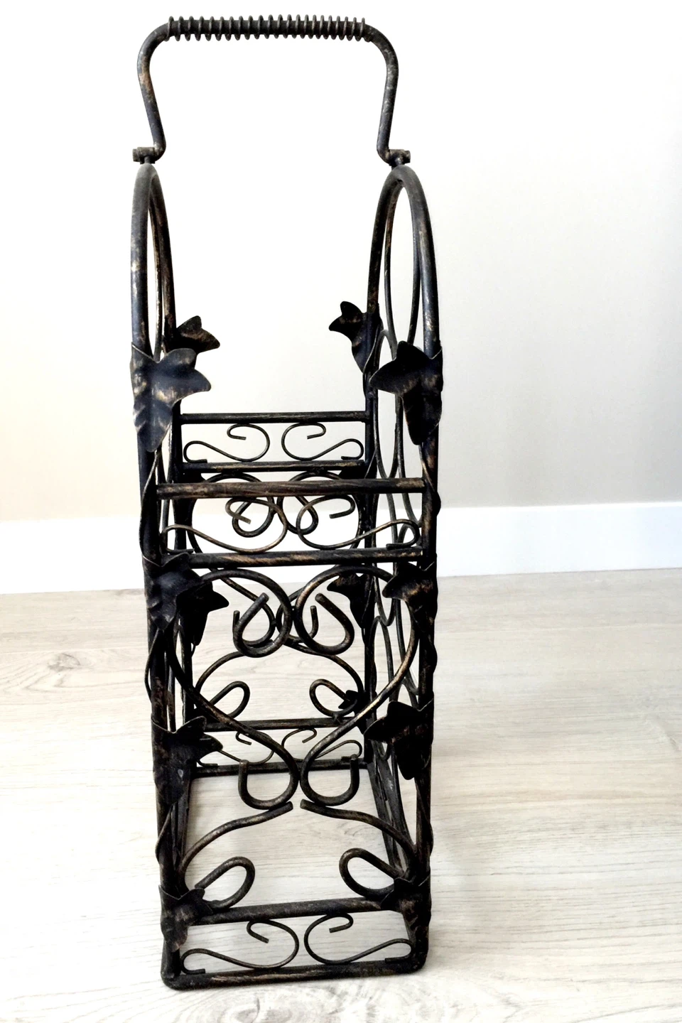 Ornate Metal Wine Rack - photo 2