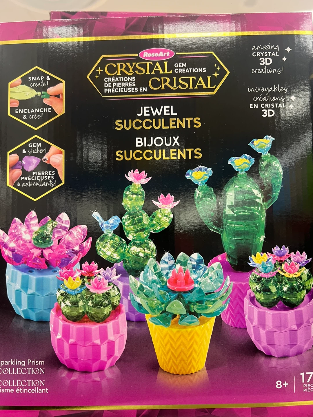 RoseArt Crystal Gem Creations Sparkling Prism Collection