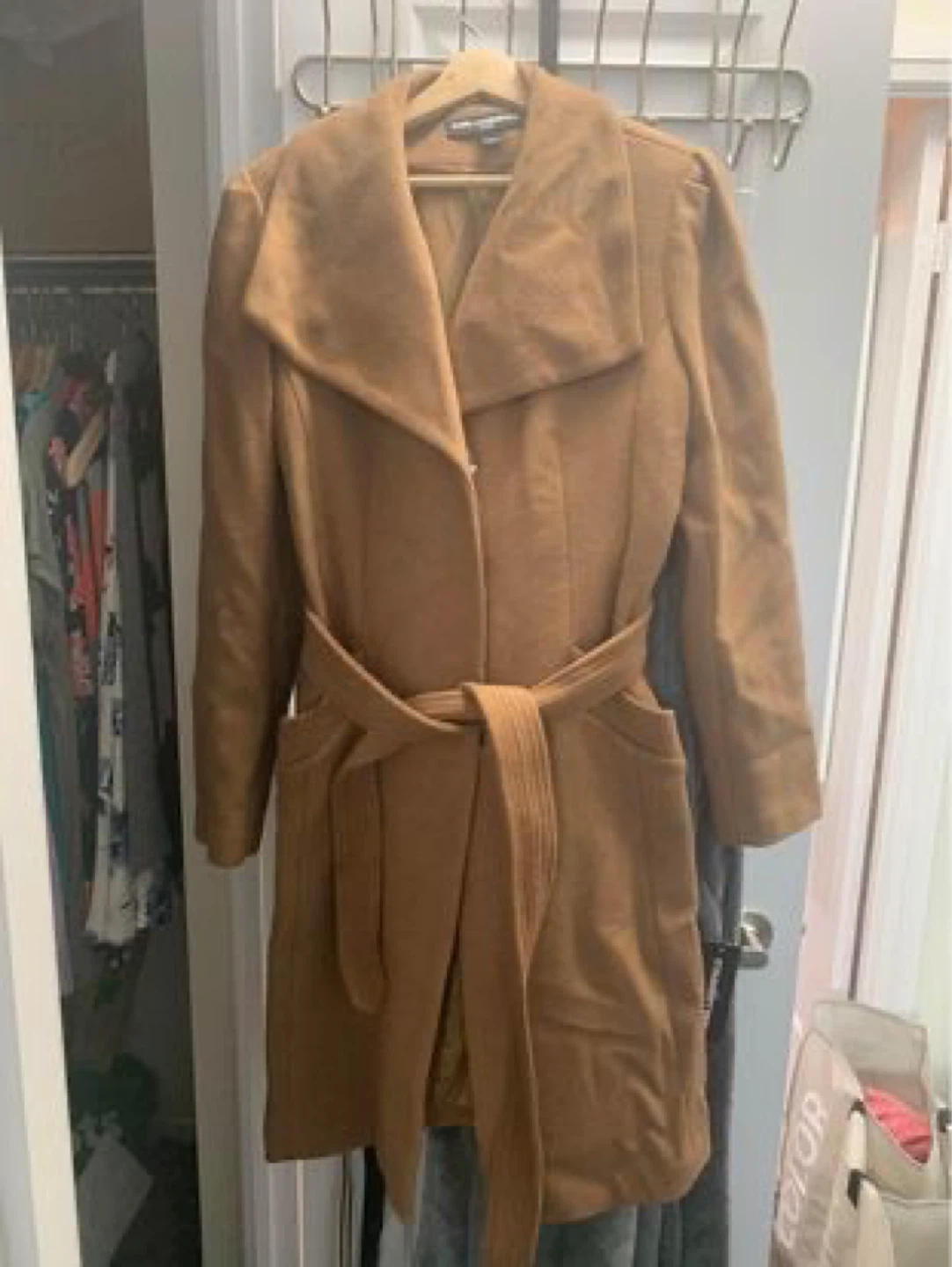 Karl Lagerfeld Women's Camel Coat XL/EG/TG - photo 3