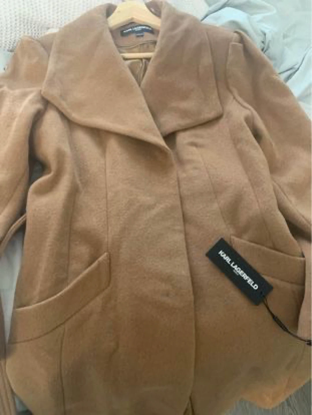 Karl Lagerfeld Women's Camel Coat XL/EG/TG - photo 5