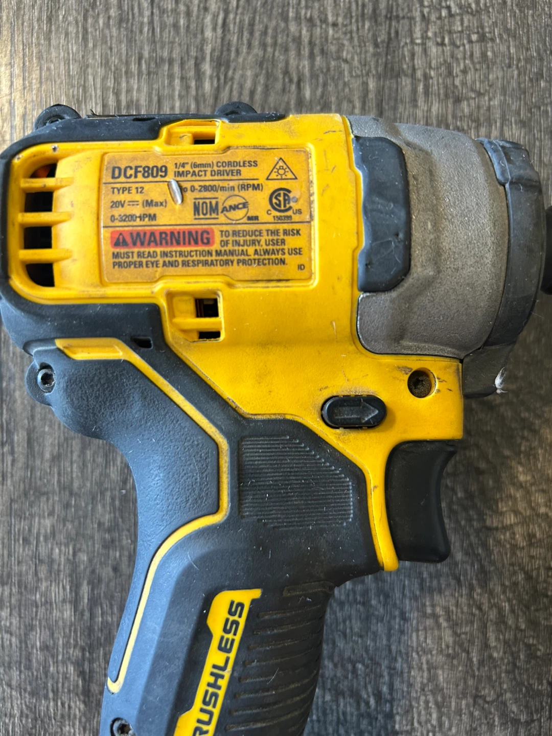 DeWalt DCF809 20V Brushless Atomic impact Driver Tool Only - photo 2