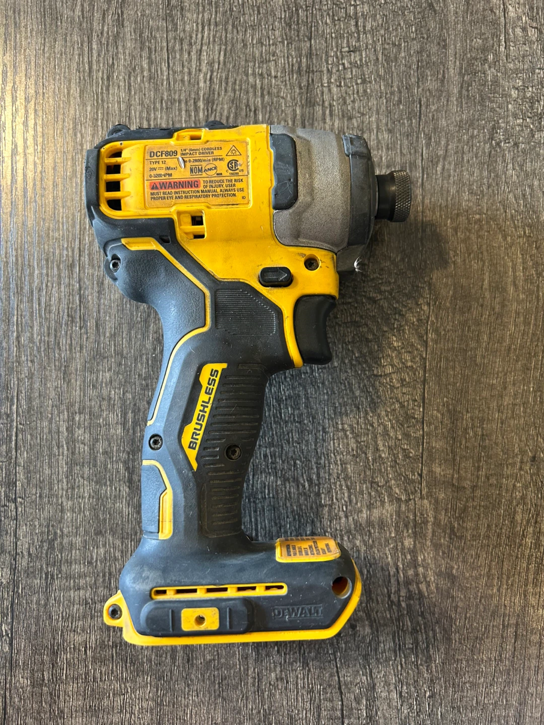 DeWalt DCF809 20V Brushless Atomic impact Driver Tool Only