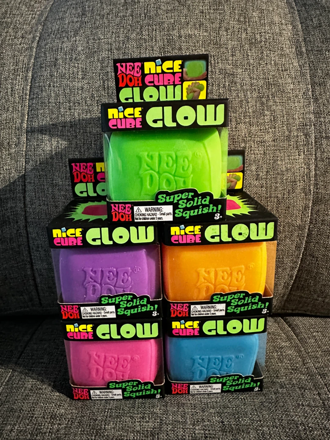 Nee Doh Nice Cube Glow