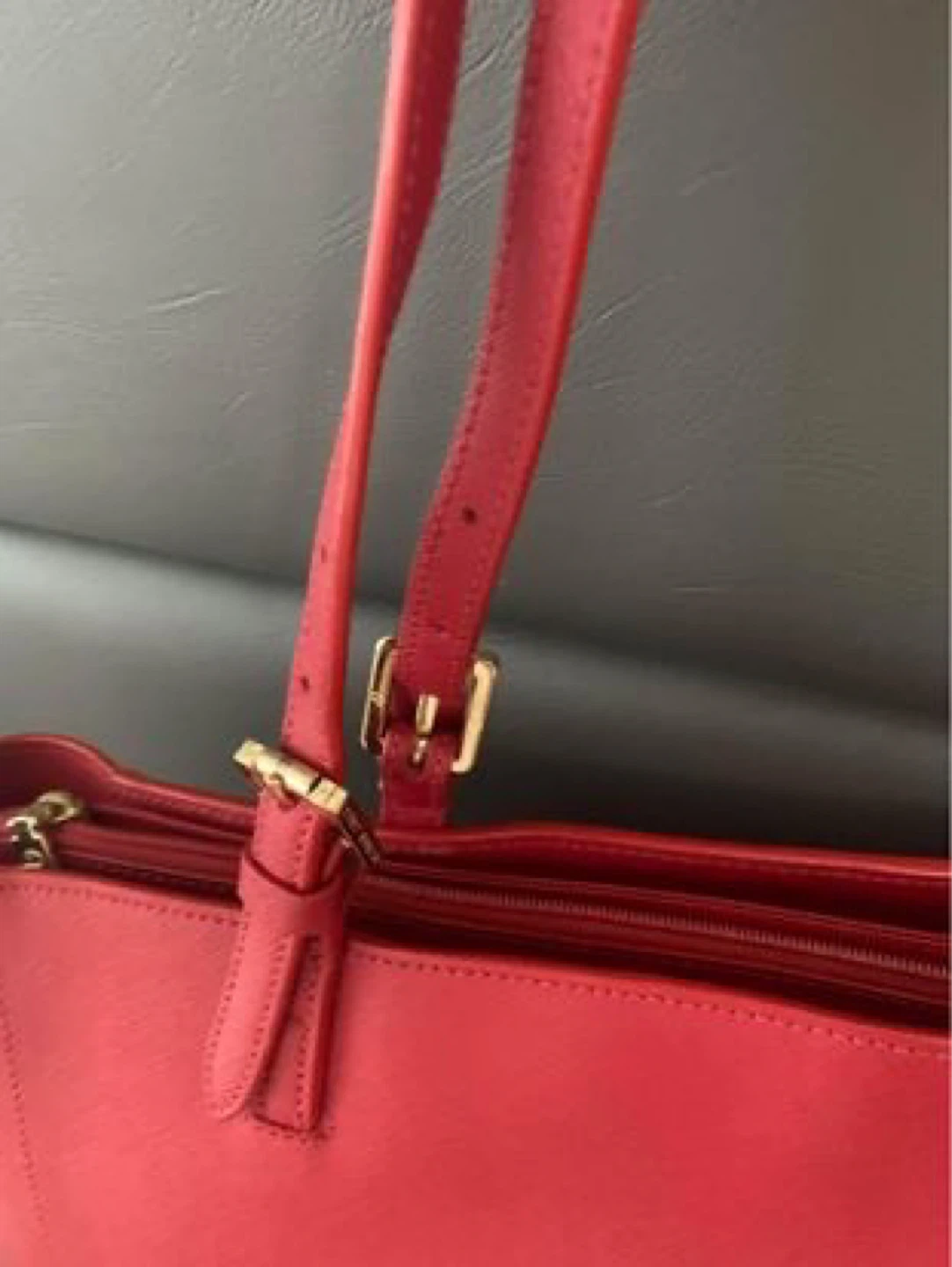 Tory Burch Red Leather Tote Bag - photo 3