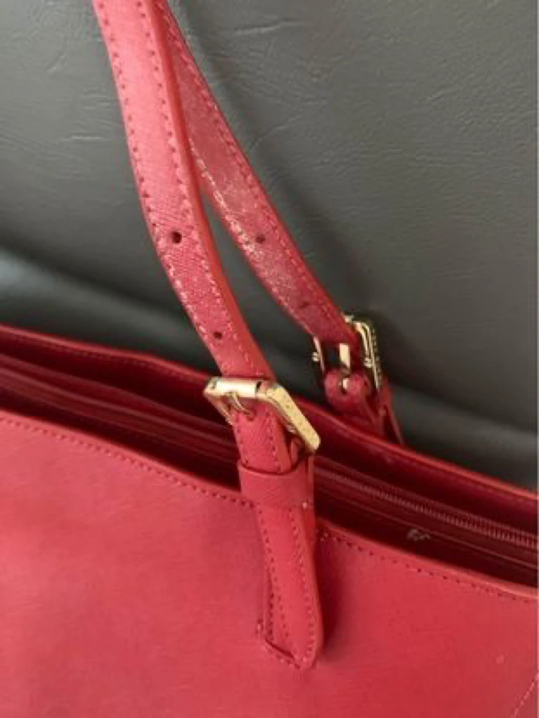 Tory Burch Red Leather Tote Bag - photo 4