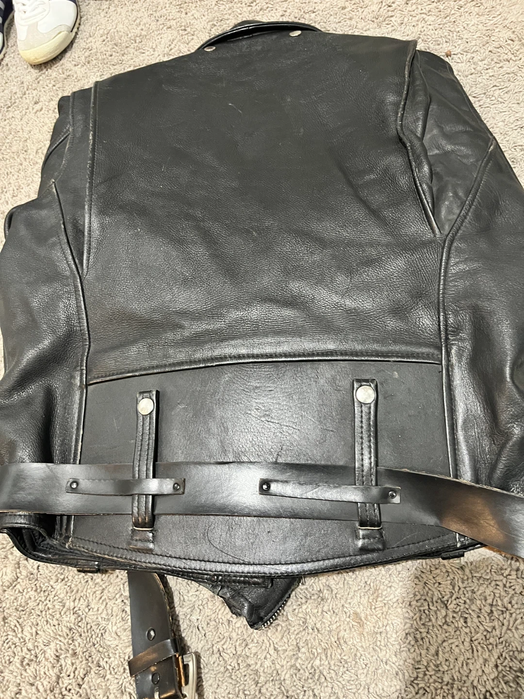 Harley-Davidson Black Leather Motorcycle Jacket Size 44 REG - photo 5