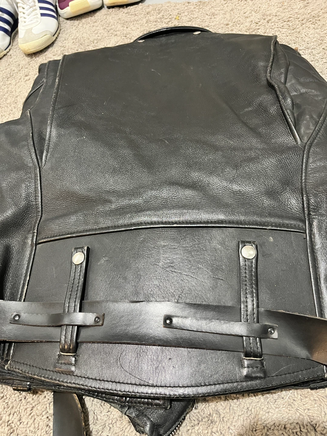 Harley-Davidson Black Leather Motorcycle Jacket Size 44 REG - photo 4