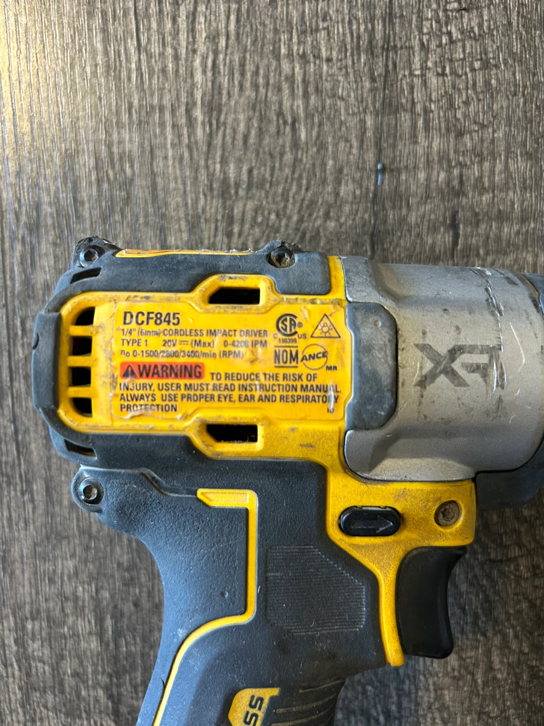 Dewalt DCF845 Impact Driver tool only - photo 2