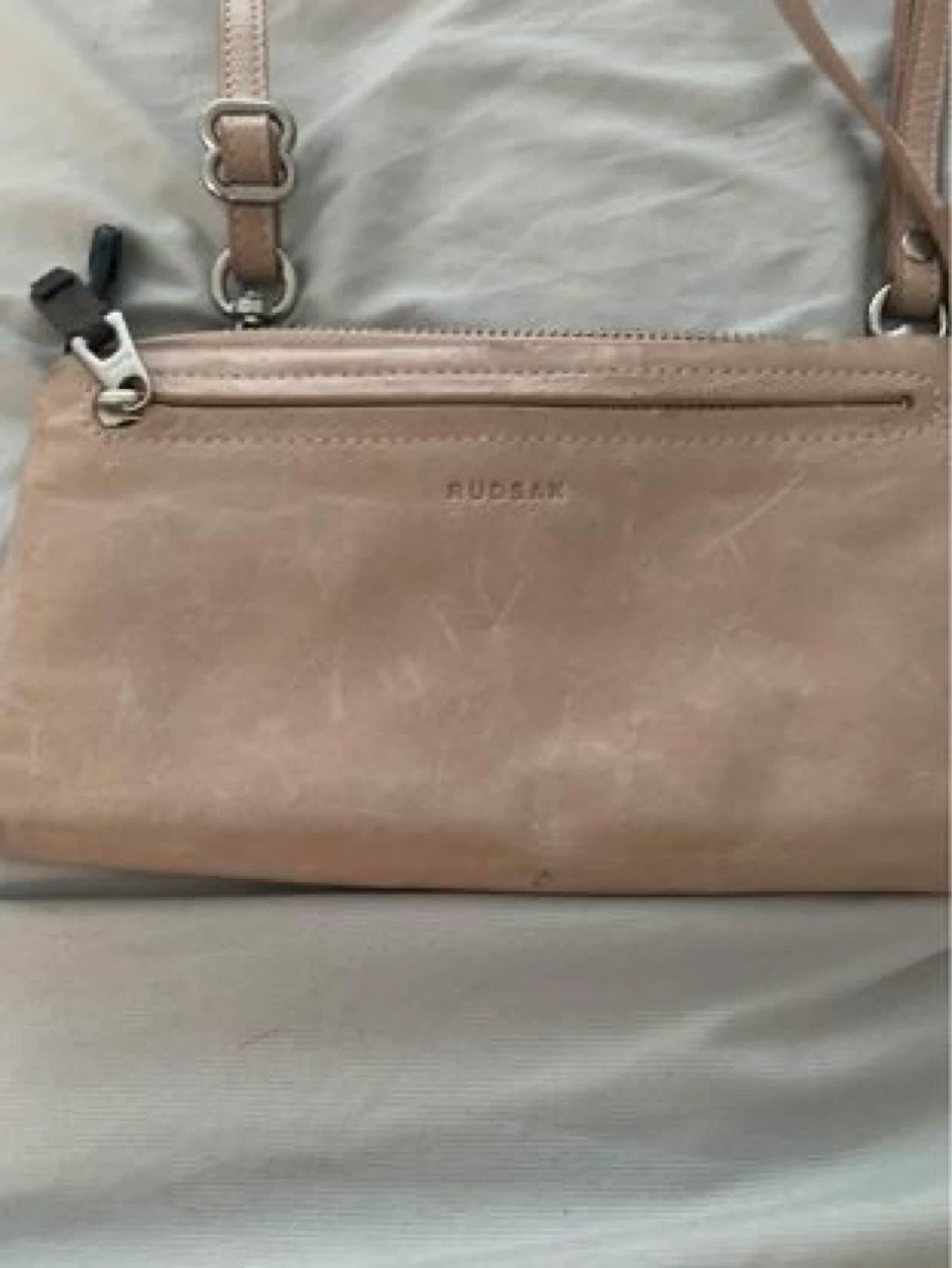 Rudsak Leather Crossbody Wallet Bag - Blush Pink - photo 2
