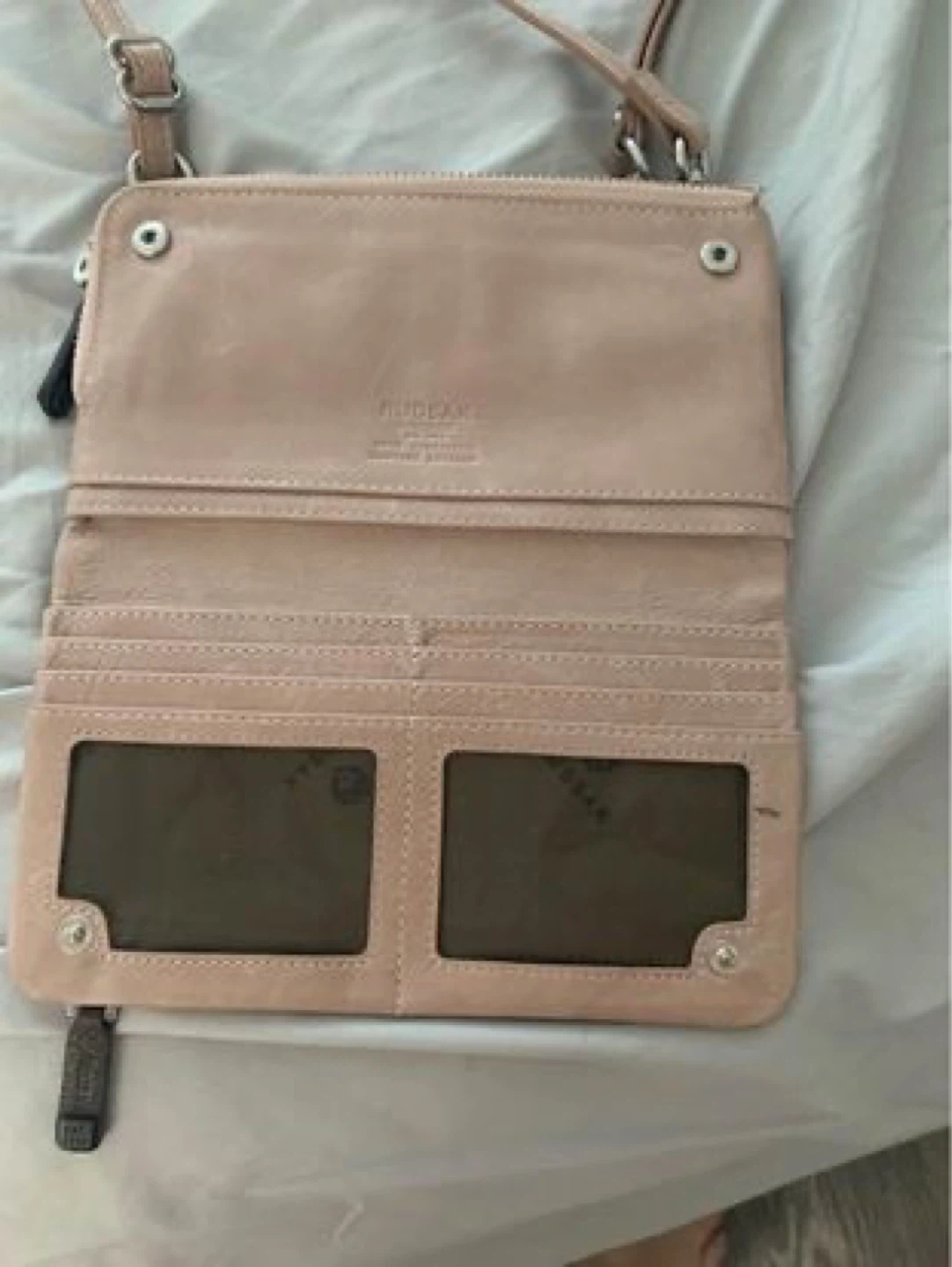 Rudsak Leather Crossbody Wallet Bag - Blush Pink - photo 4