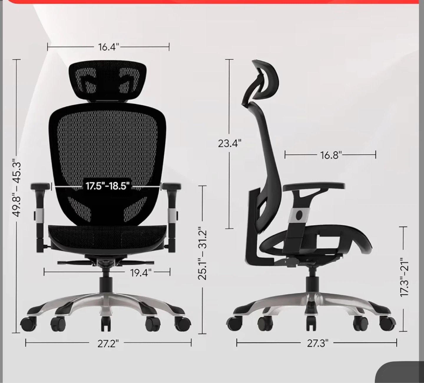 Ergonomic Mesh Office Chair - photo 2