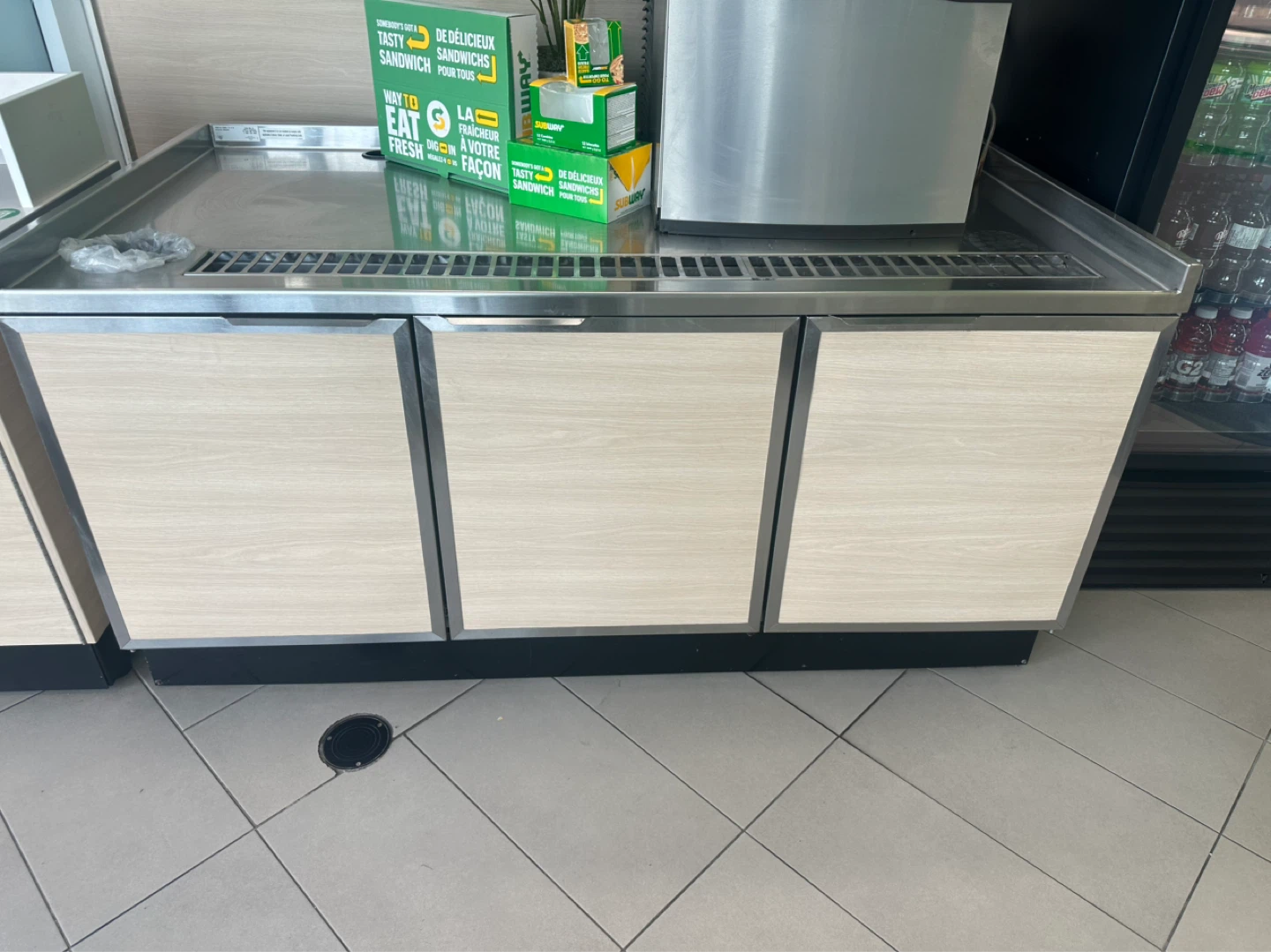 Subway Sandwich Prep Counter - photo 2