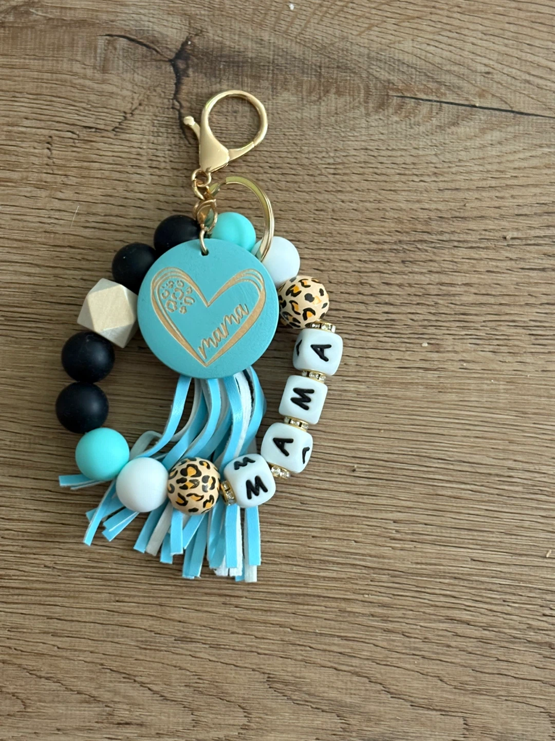 Mama Beaded Keychain Wristlet - photo 2