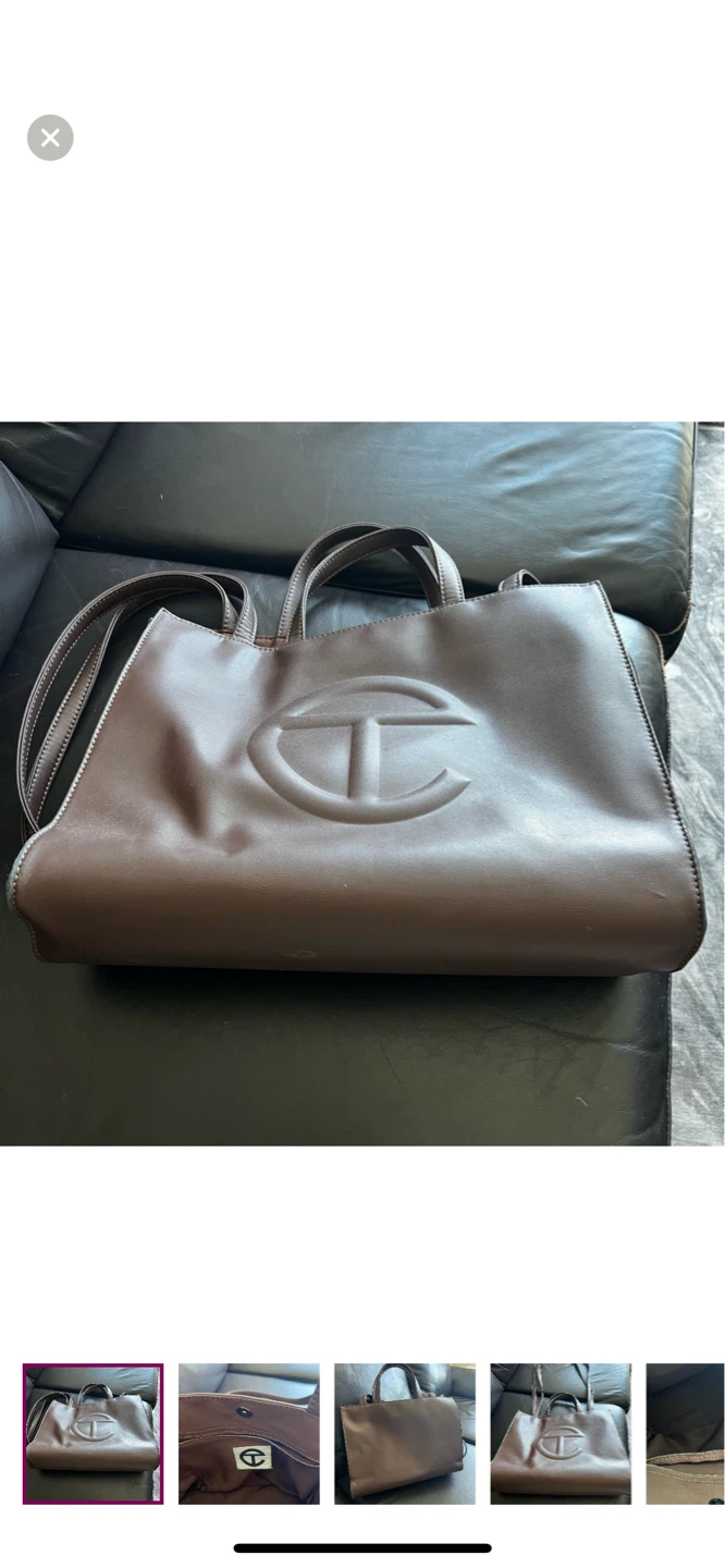 Telfar Shopping Bag - Brown