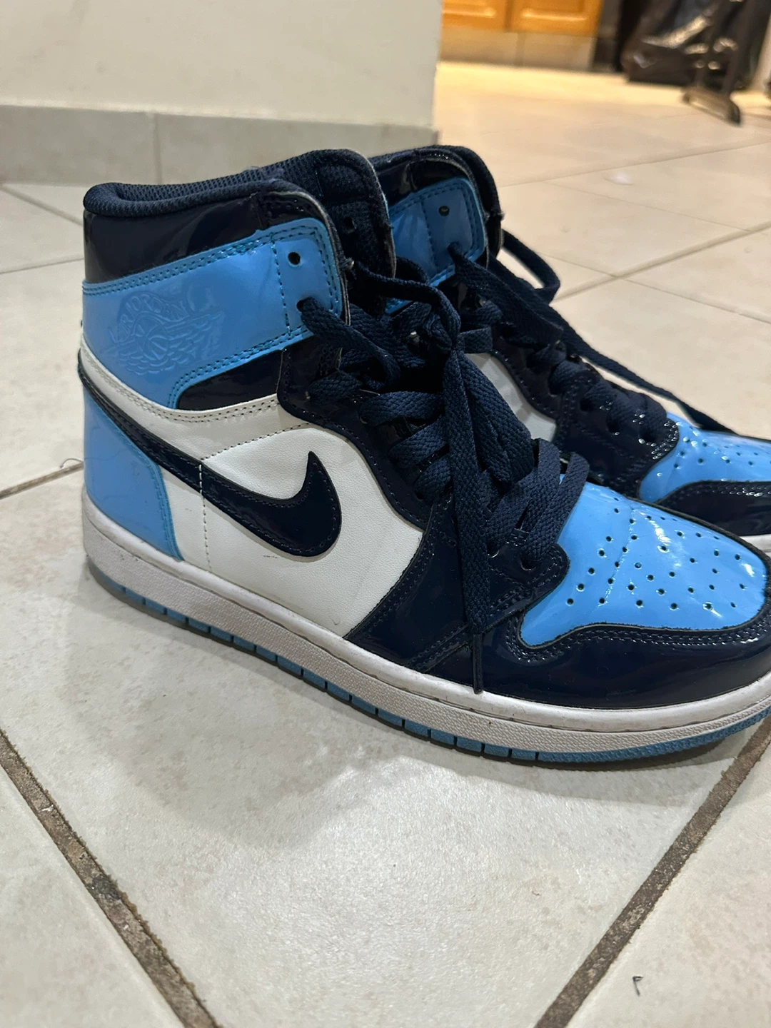 Air Jordan 1 High OG UNC Patent(replicate but great quality )