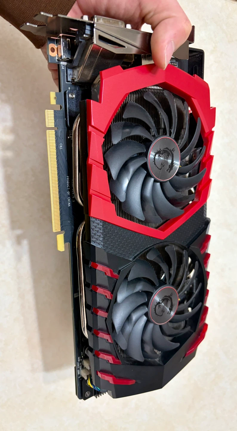 MSI GTX 1070 TI 8gb GPU