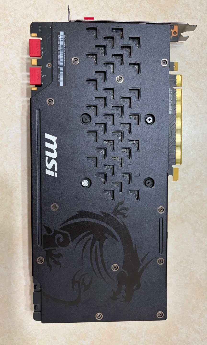MSI GTX 1070 TI 8gb GPU - photo 2