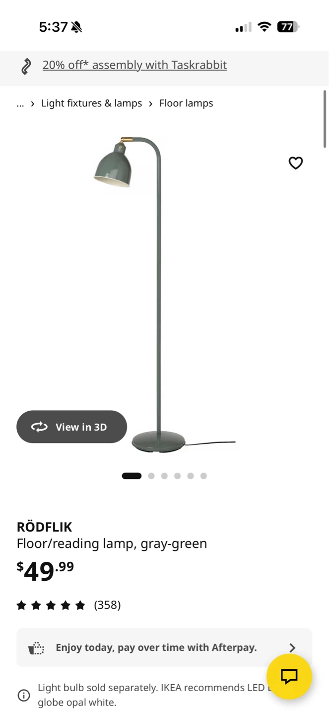 IKEA RÖDFLIK Lamp - photo 3