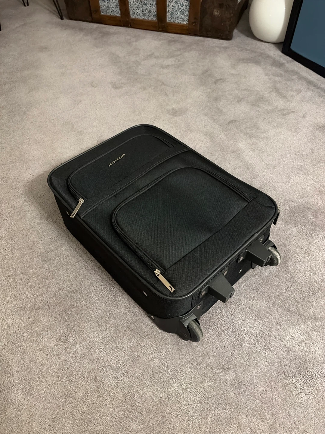 Jetstream Black Carry-On Suitcase