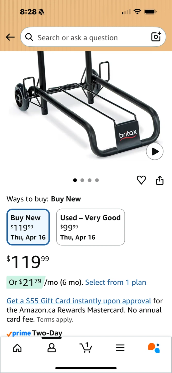Britax Car Seat Travel Cart - photo 4