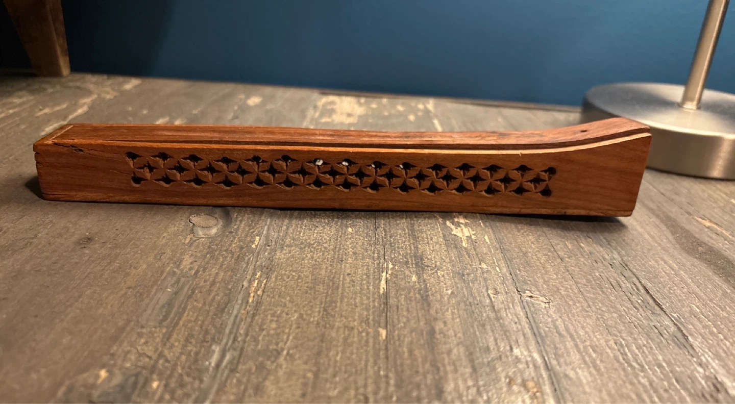Wooden Incense Holder