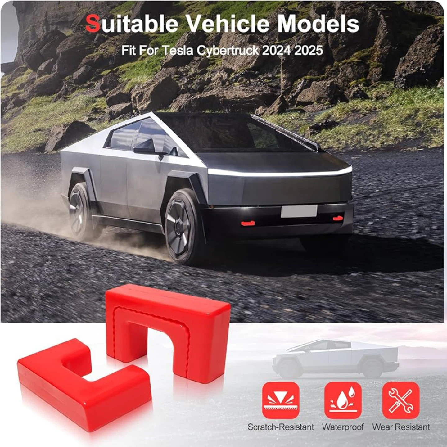 Tow Hitch Covers for Tesla Cybertruck BNIB - photo 2