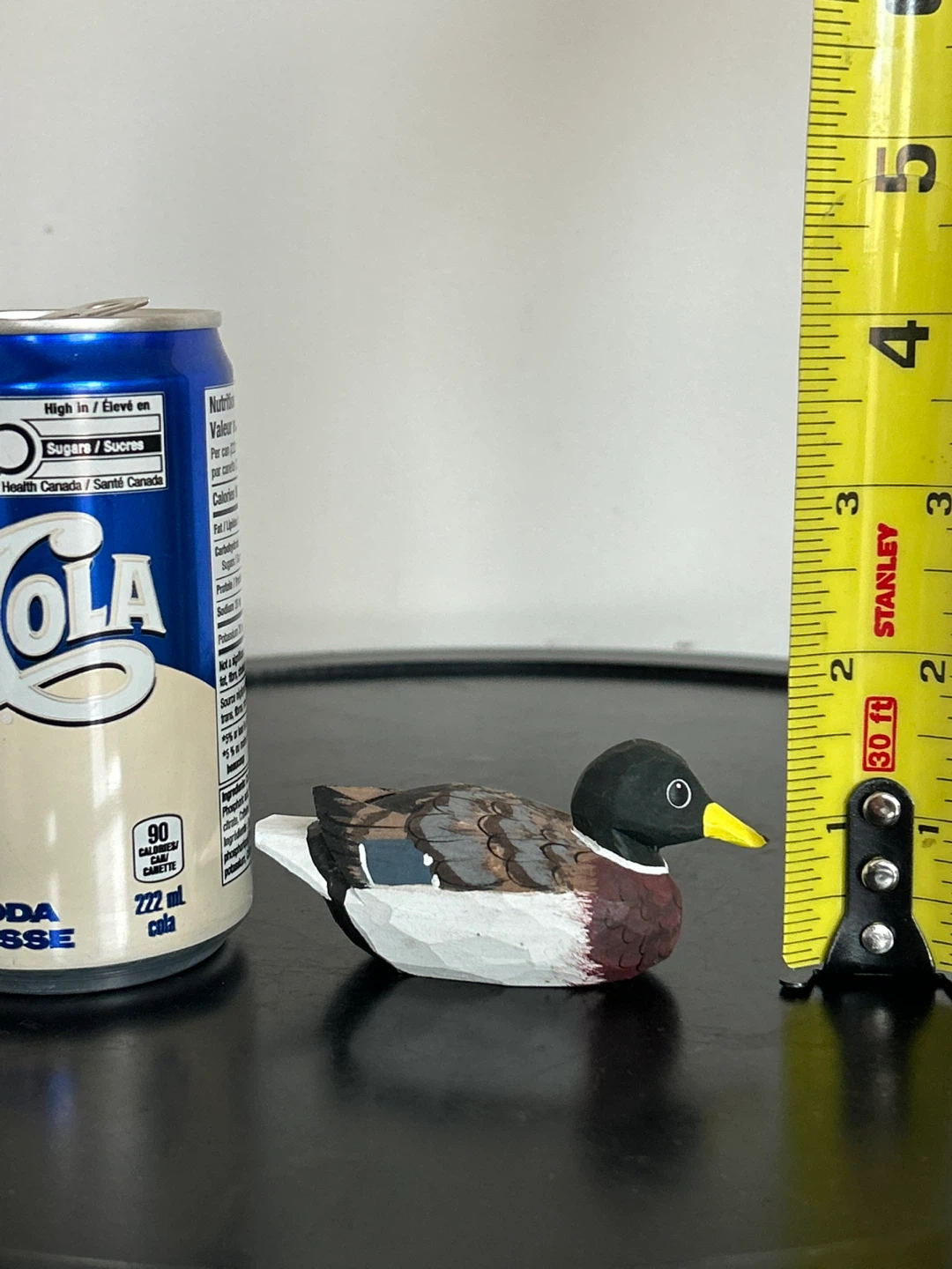 Miniature Hand-Carved & Painted Wood  Duck - photo 3