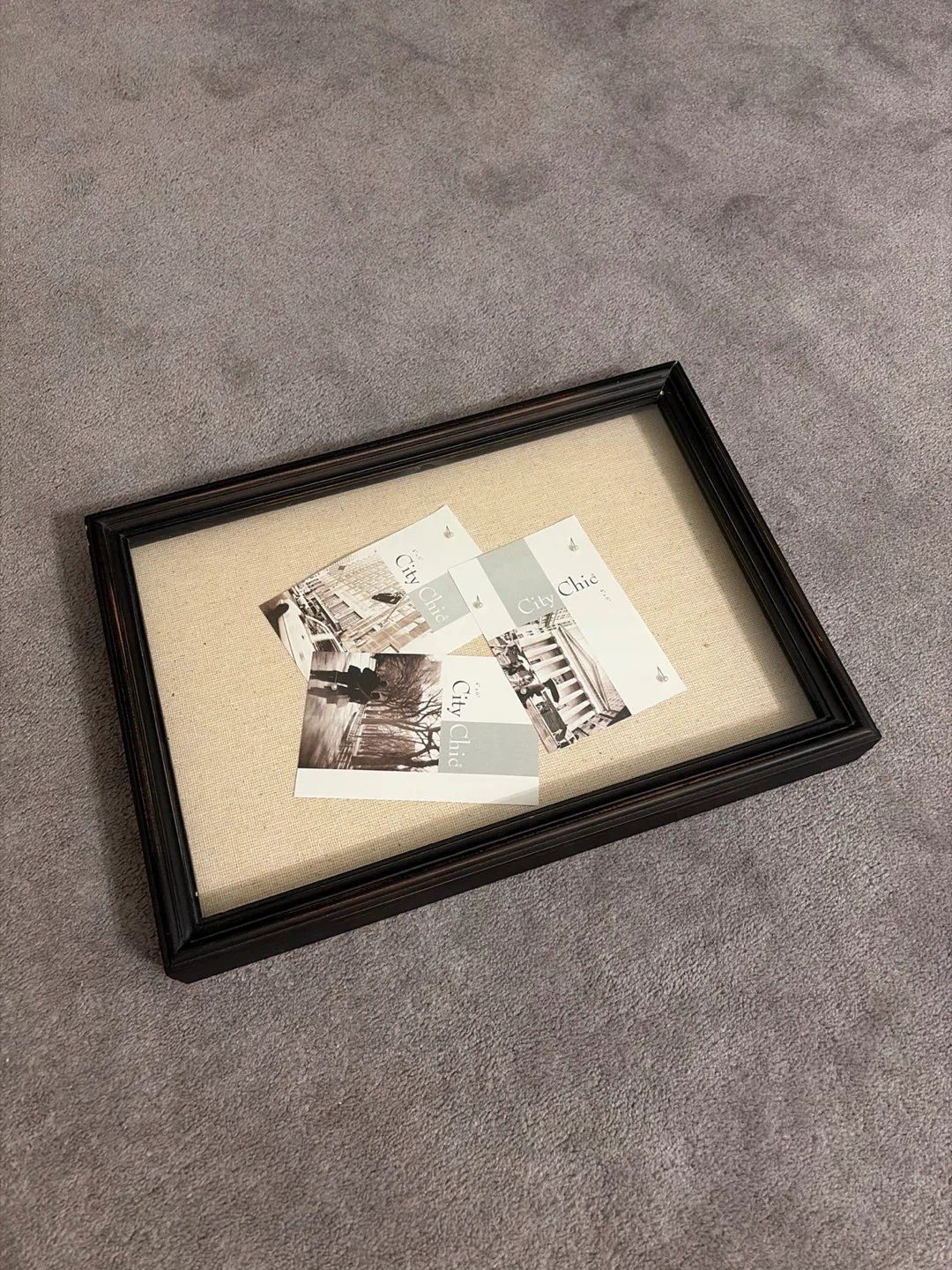 Shadow Box Frame with Linen Backing