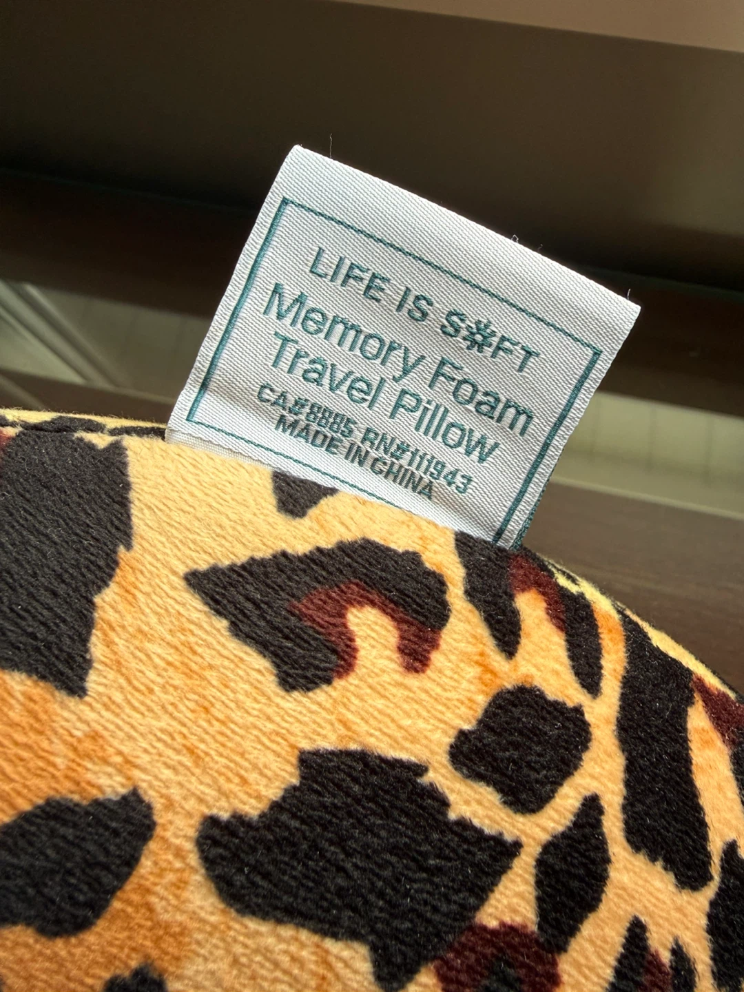 Memory Foam Travel Neck Pillow - photo 2