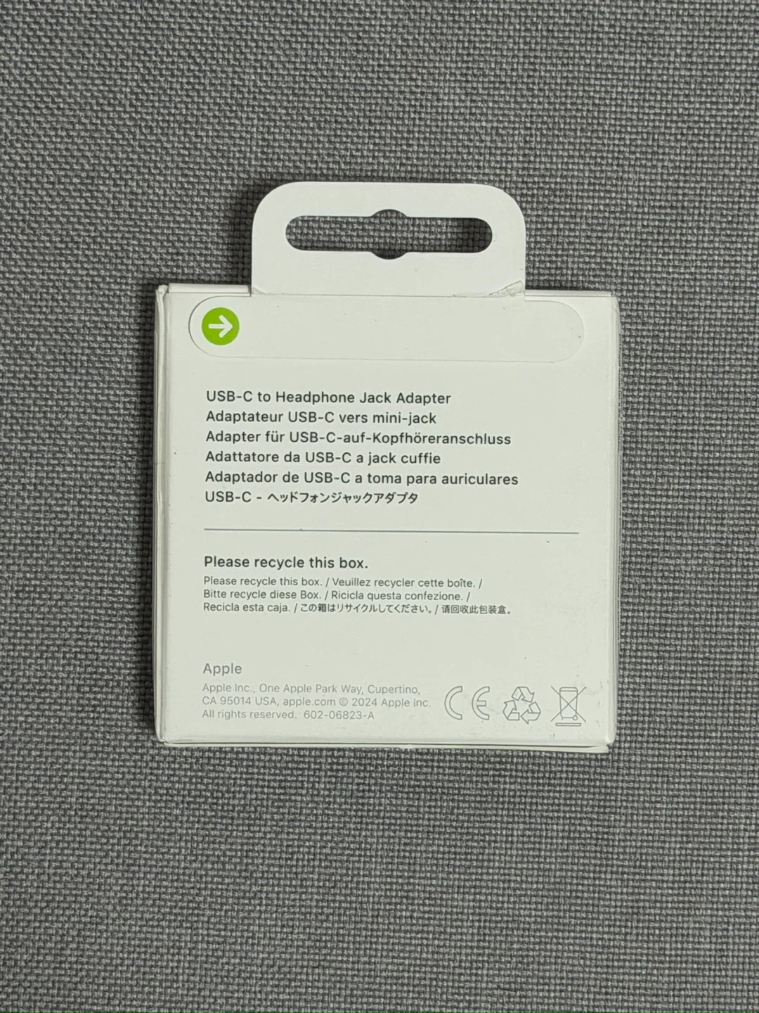 Apple USB-C to Headphone Jack Adapter Sealed - photo 2