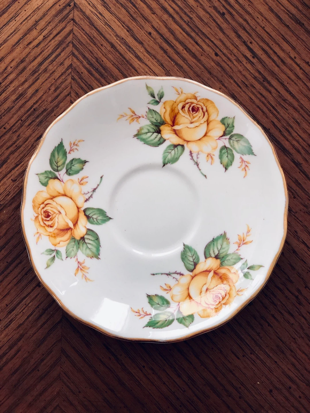 Melba Bone China Saucer - Made in England