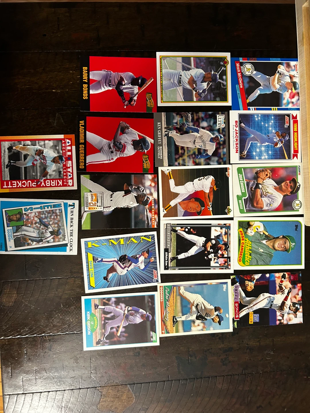 Assorted Baseball Cards Collection