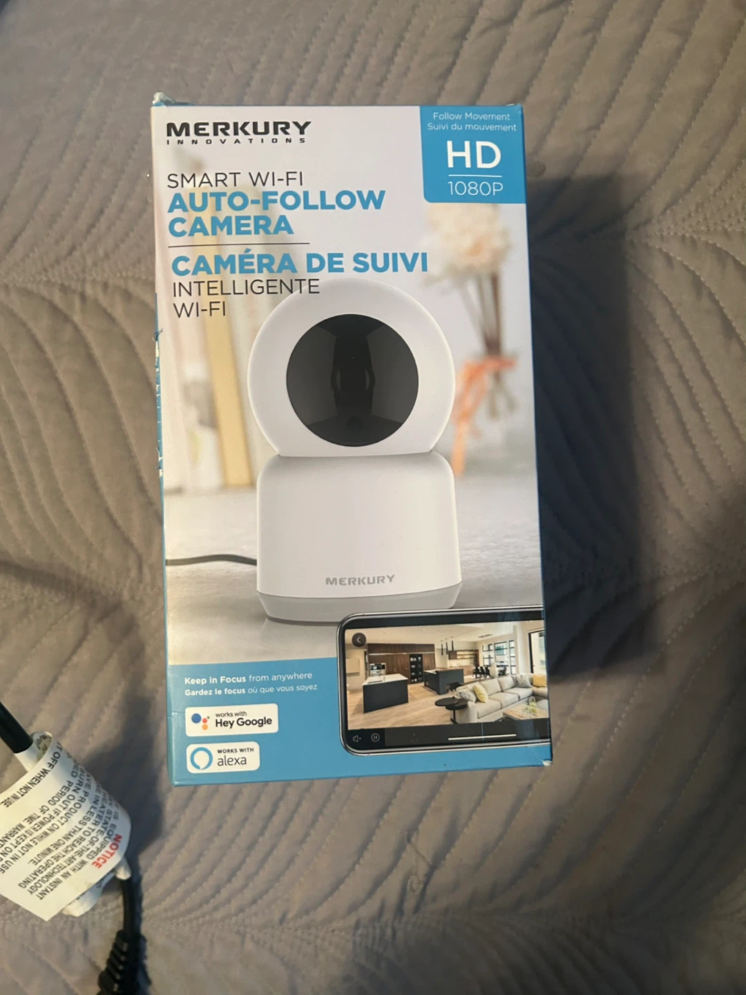 Merkury Innovations Smart Wi-Fi Auto-Follow HD Camera