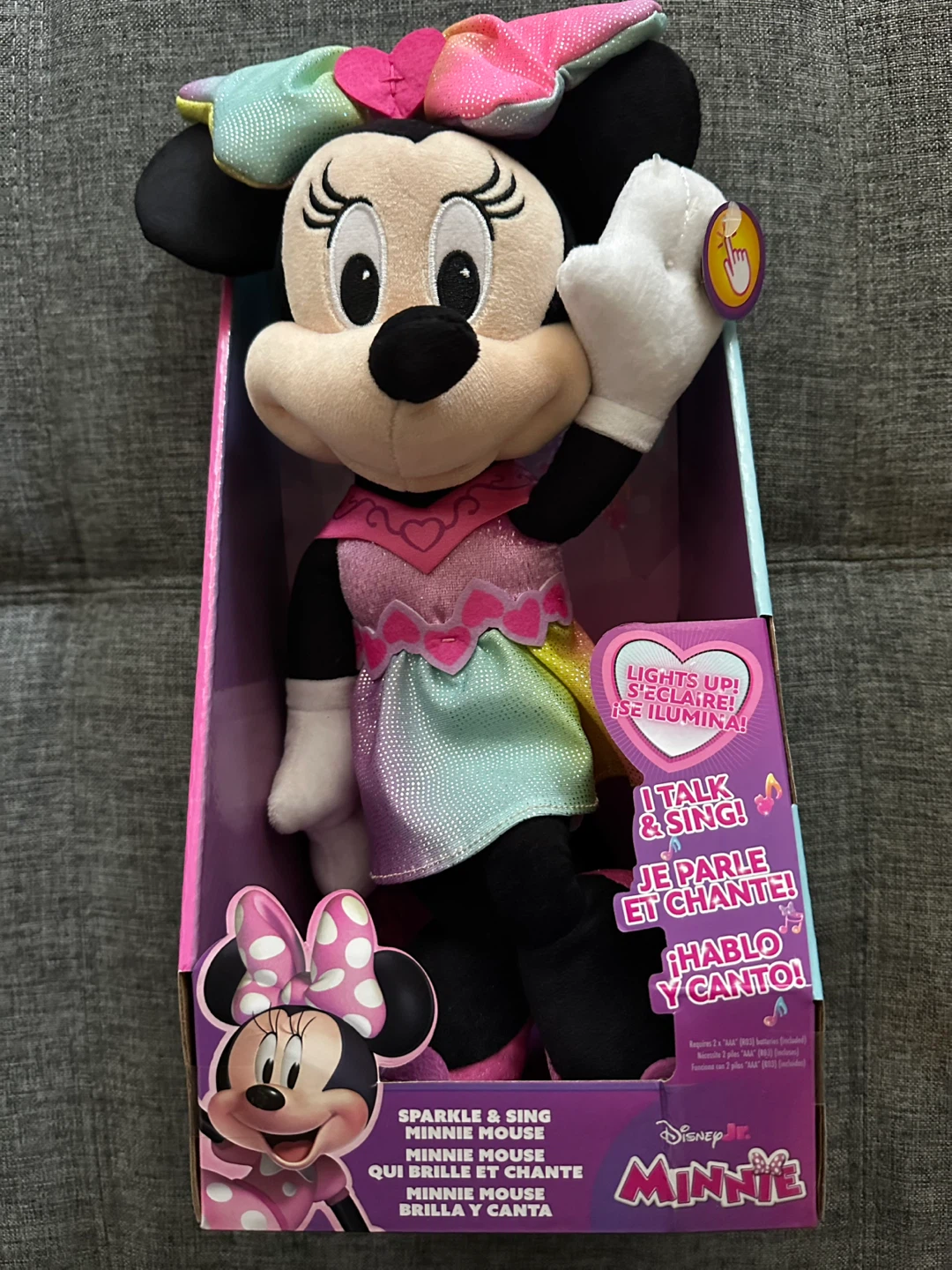 Disney Minnie Mouse Sparkle & Sing Plush Toy