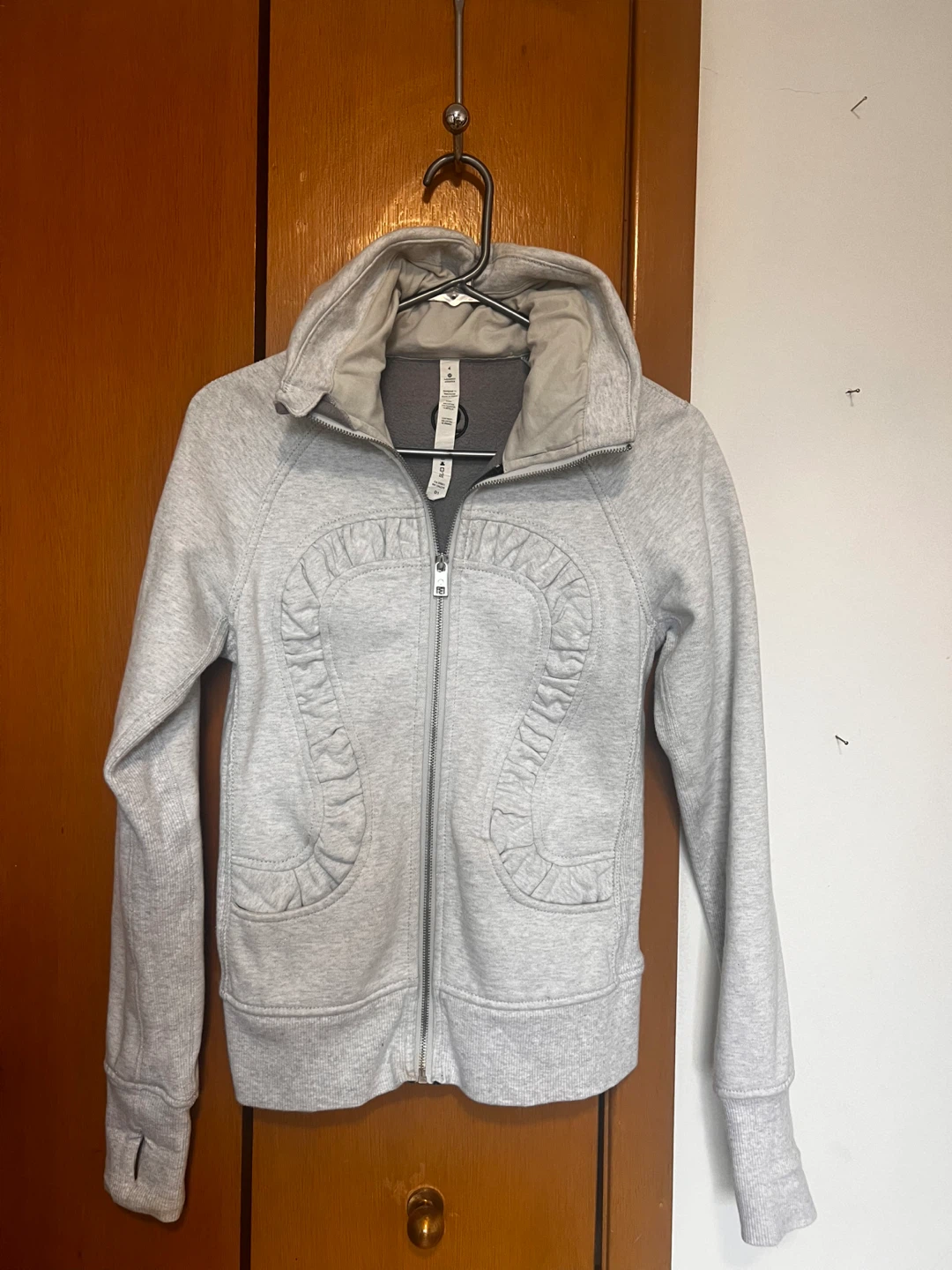 Lululemon Grey Zip-Up Hoodie