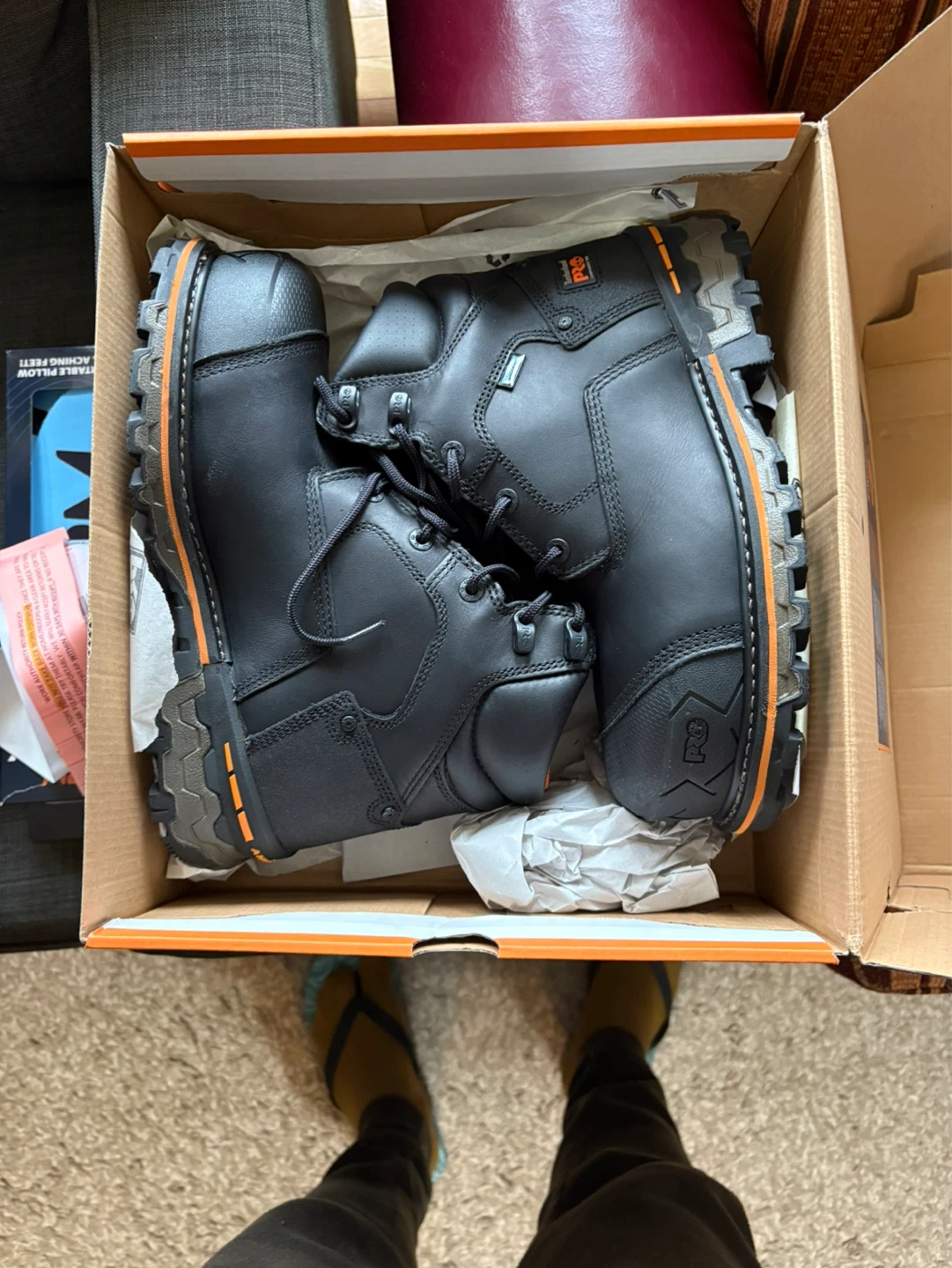 Timberland PRO Men's 6" CSA Boots Black Size 8.5 - photo 2