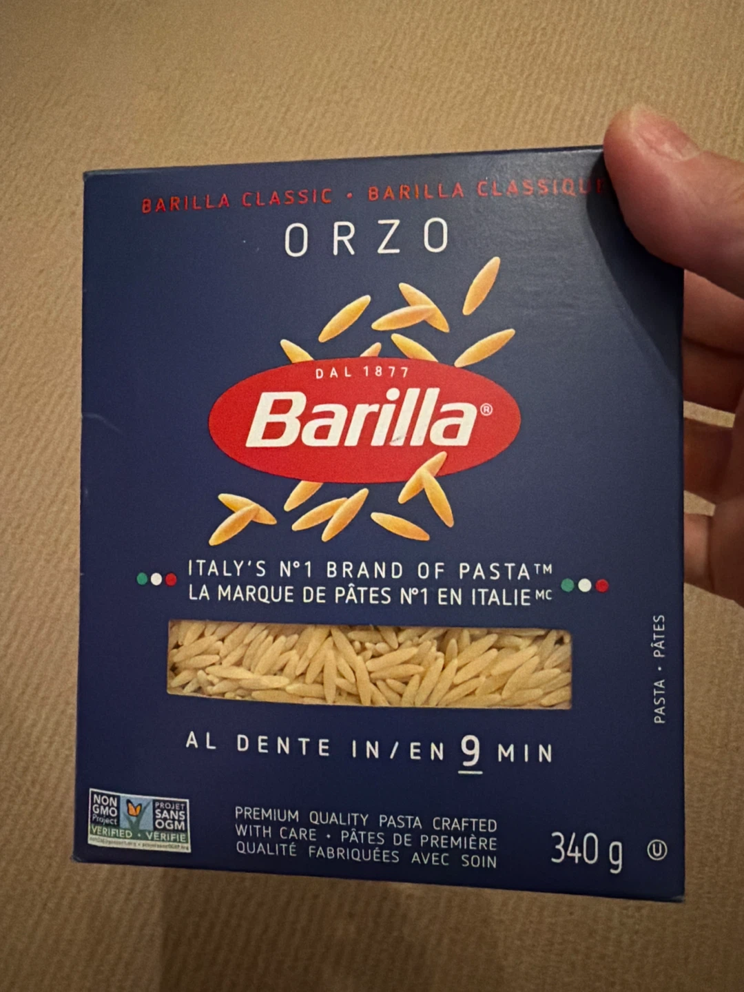 Barilla Orzo Pasta 340g