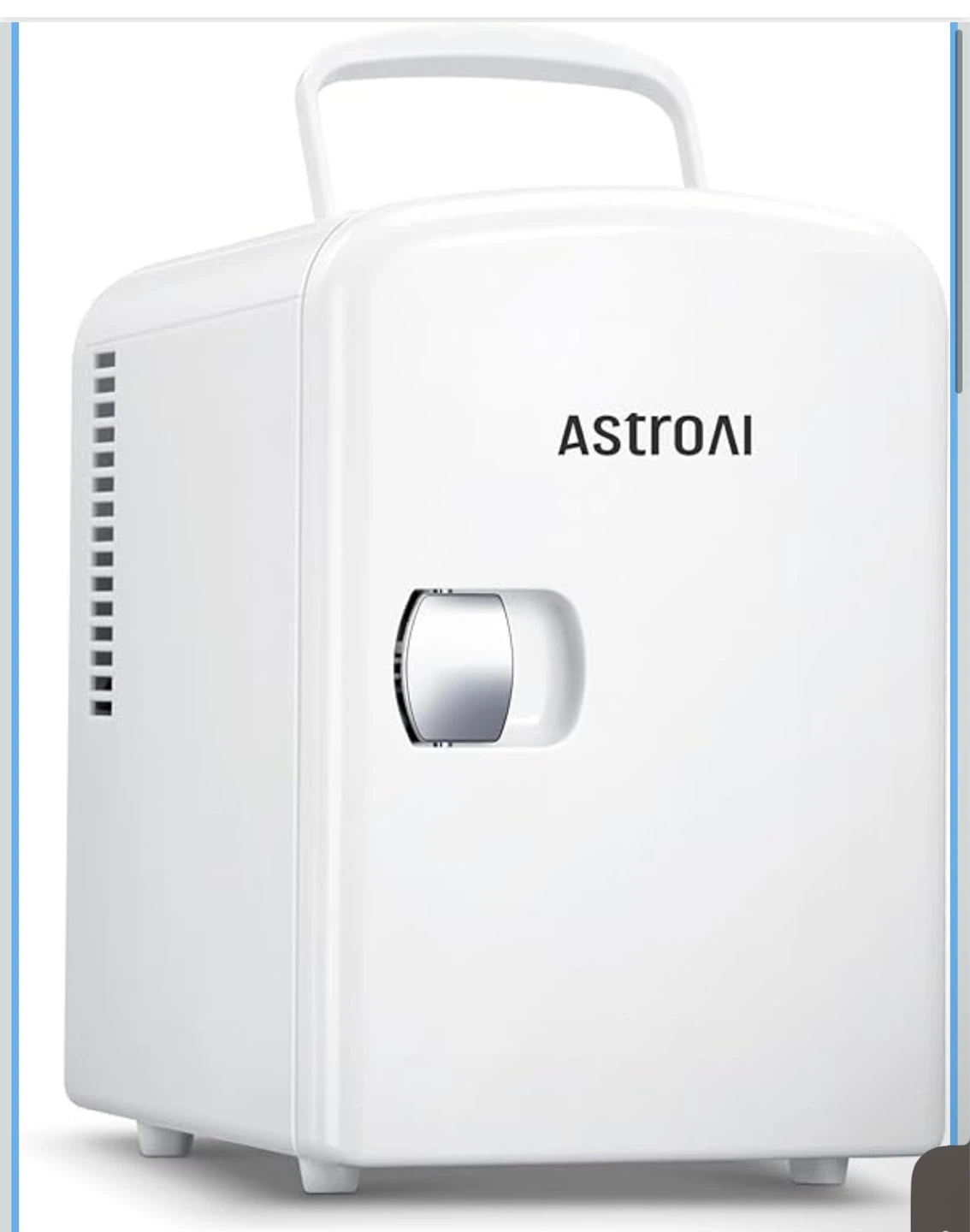 ASTROAI Mini Fridge 4L White