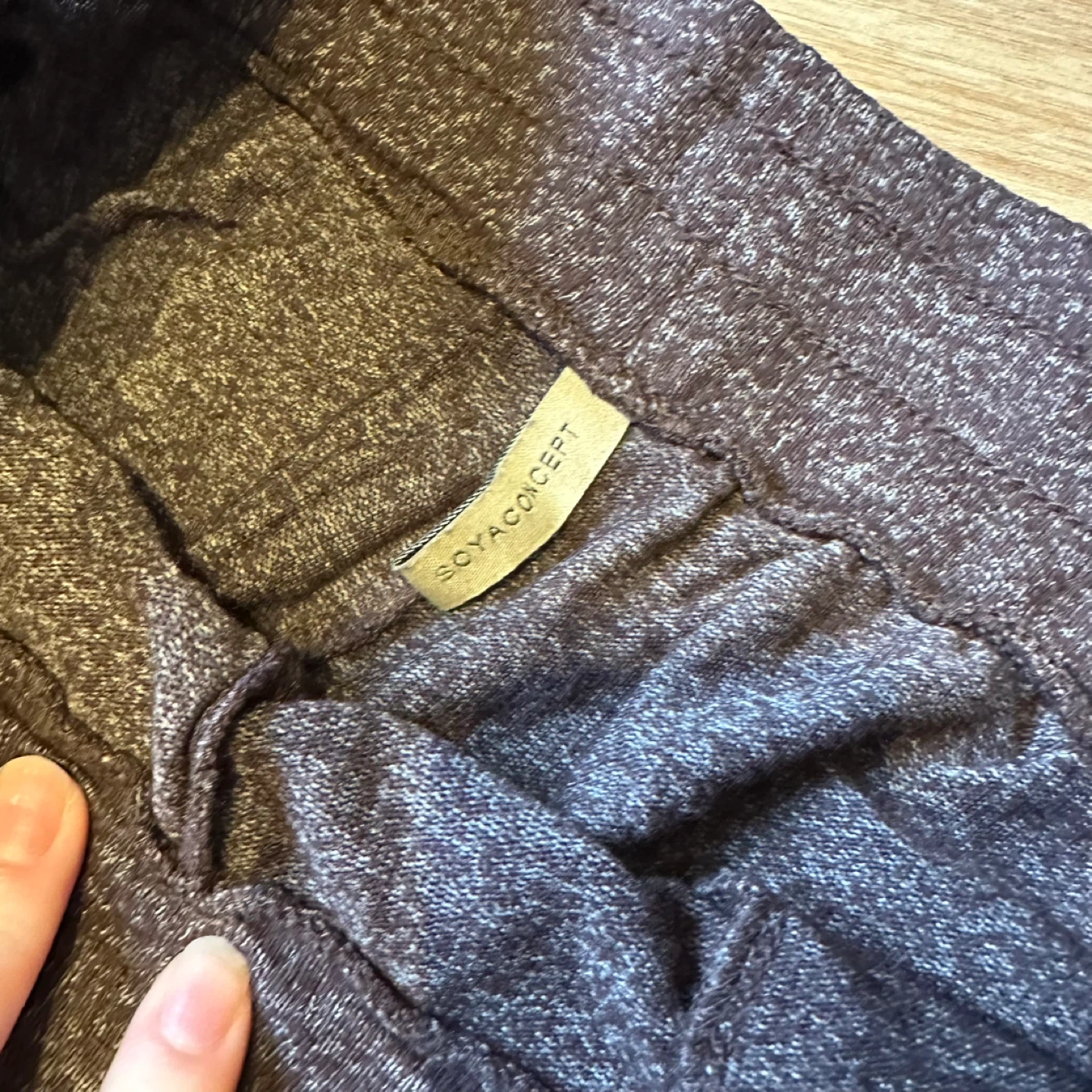 SOYACONCEPT Brown Grey Turtleneck Sweater and Pants Set - photo 5