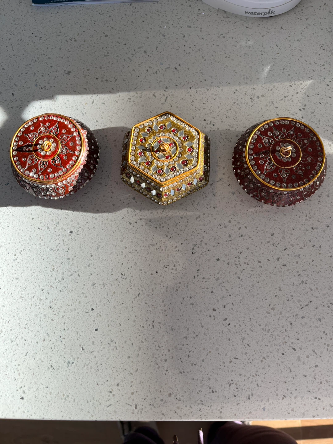 Decorative Trinket Boxes (Set of 3)