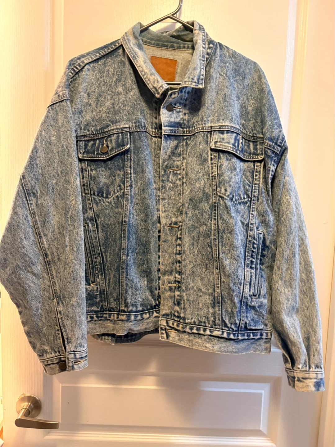 #cleanout  Vintage Acid wash Denim Jacket