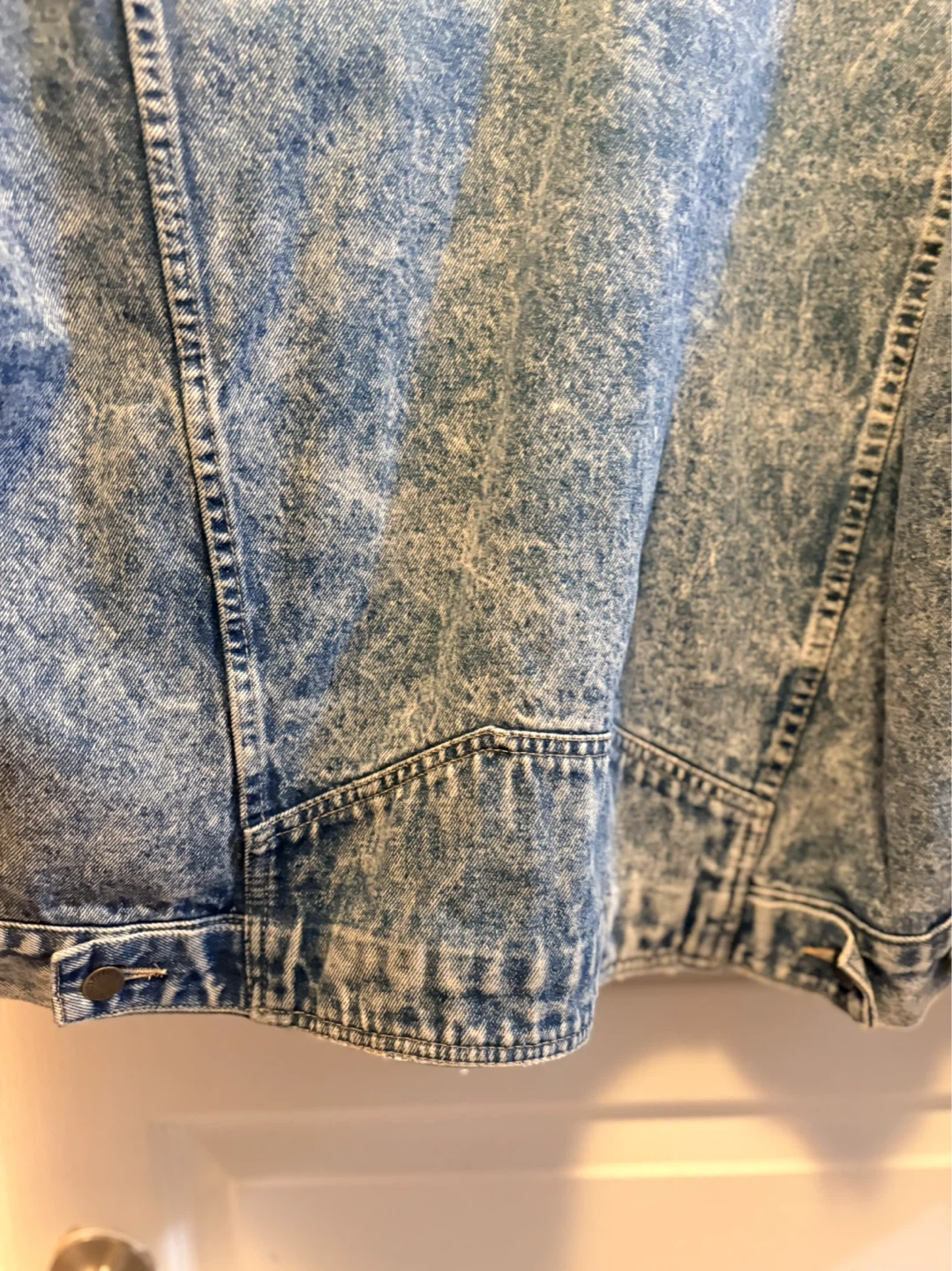 #cleanout  Vintage Acid wash Denim Jacket - photo 4