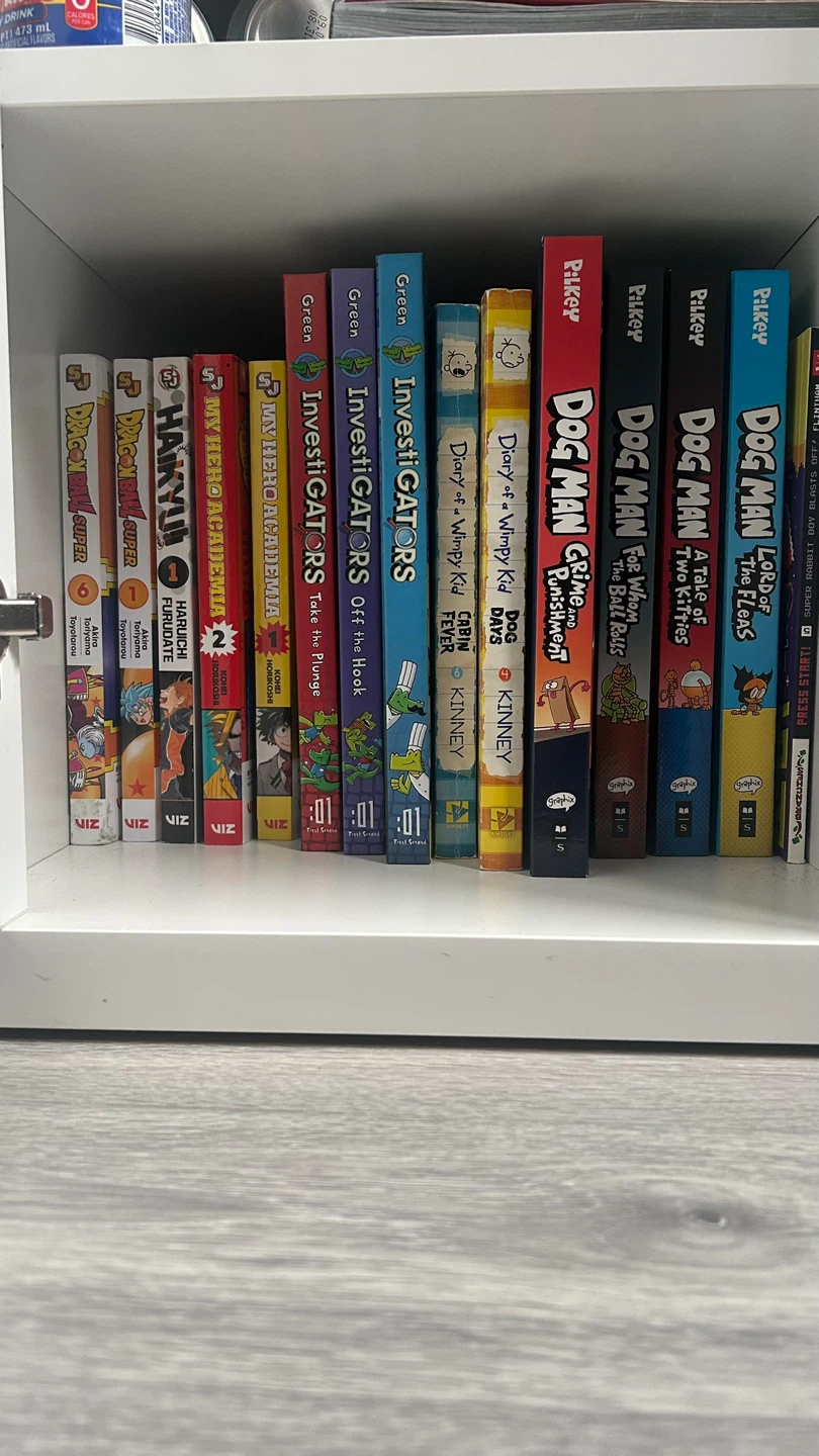 Mixed assorted books