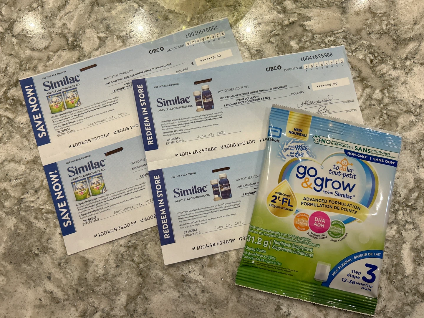 Similac coupons and free sample